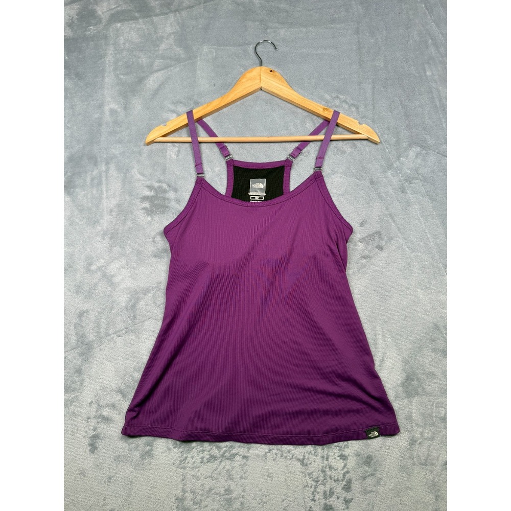 The North Face Athletic Tank Top Womens Small Purple Stretch Adjustable Straps